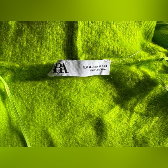 ZARA Indigo Blue Oversized Knit Sweater Jumper - Picture 8 of 10